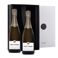 Buy & Send Taittinger Brut Vintage Champagne 2016 75cl in Branded Monochrome Gift Box